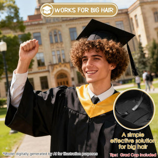 Graduation Hat Set - Grad Cap with Headband, Secures Your Grad Cap Insert Device, Graduation Gift for Graduates Women