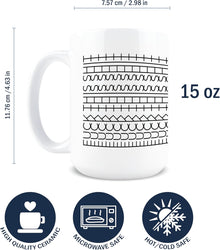 Hogg Hidden Message Coffee Mug, 15 oz Ceramic Sarcastic Coffee Cup, Gag Gifts for Women, White Elephant Gifts, Secret Message Cup, Funny Mug, Adult Humor, Humor Gift for Women, Novelty Items