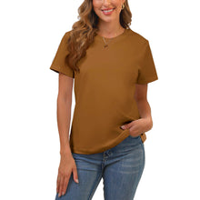 Cotton Basic T Shirts for Women,Crew Neck Short Sleeve Summer Shirts,Solid Loose Fit Tshirt, Plain Workout Tops, Undershirts
