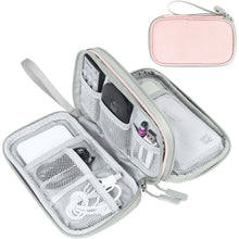 FYY Travel Cable Organizer Pouch Electronic Accessories Carry Case Portable Waterproof Double Layers All-in-One Storage Bag for Cord, Charger, Phone, Earphone Black