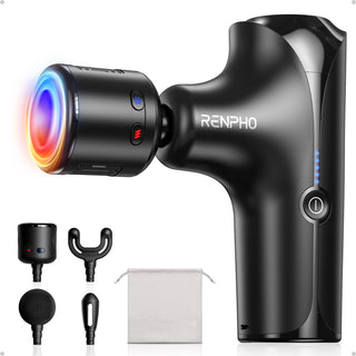 RENPHO Active Thermacool 2 Massage Gun with Heat and Cold, Fathers Day Dad Gifts [2026 Upgraded] Handheld Percussion Deep Tissue Neck Back Muscle Massager, FSA Approved Gift for Men Women Athletes HSA