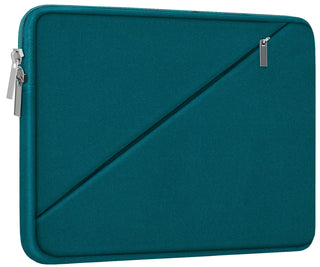Laptop Sleeve Case 15.6 inch, Traveling Carrying Computer Sleeve Bag with Zippered Pocket, Shockproof Protective Laptop Cover Compatible for Apple Notebook, HP, Dell, Acer, Asus, Lenovo, Black