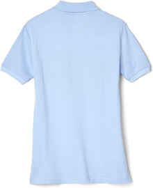 French Toast Women's Juniors' Short Sleeve Stretch Pique Polo Shirt