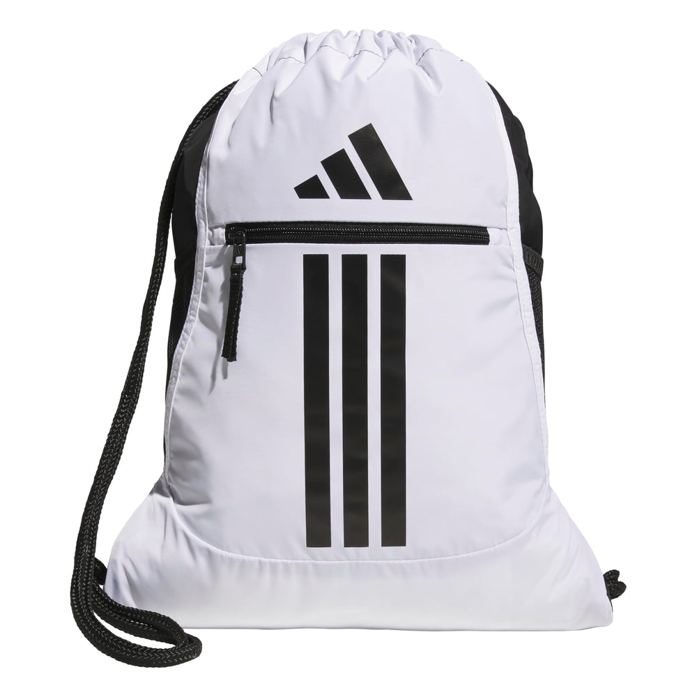 adidas Alliance Sackpack – Drawstring Backpack for Sports, Small Gym Bag