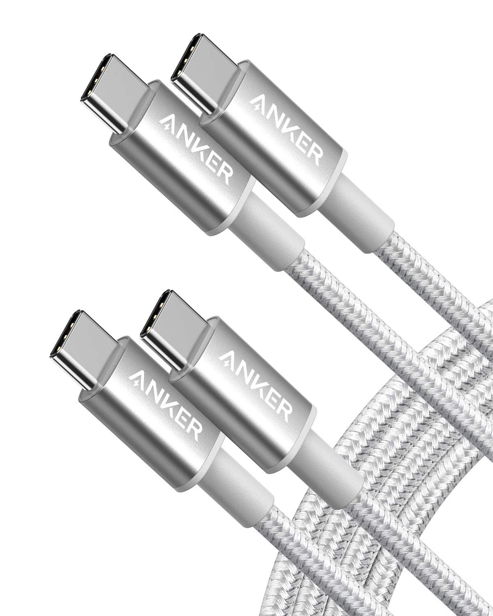 Anker USB C to USB C Cable, Type-C 60W Fast Charging Cable (6 FT, 2Pack) for iPhone 17 Series, iPad mini 6 and More (Black)