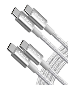 Anker USB C to USB C Cable, Type-C 60W Fast Charging Cable (6 FT, 2Pack) for iPhone 17 Series, iPad mini 6 and More (Black)