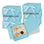 10x7.3x3.5 Inch-Blue-Pack of 6