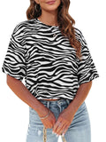 Z Zebra Print