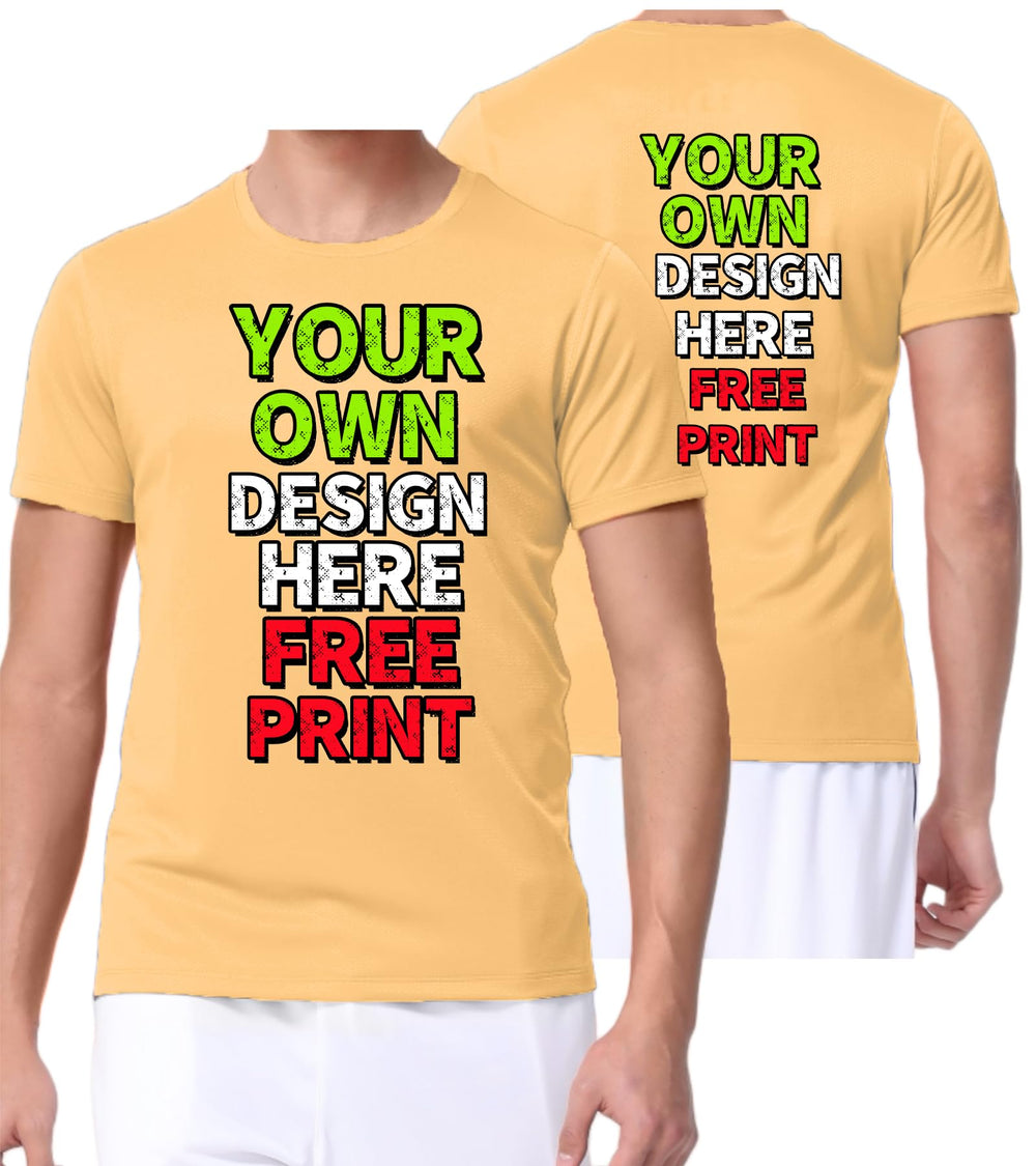 Custom T-Shirts for Men Women Design Your Own Shirt with Text Image Personalized Tee Printed Front/Back