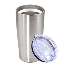 20oz Tumbler Stainless Steel Tumbler Cup with Lid Vacuum Insulated Double Wall Travel Mug, Durable Powder Coated Travel Coffee Tumbler Mug for Hot & Cold Drinks, Purple,1 Pack