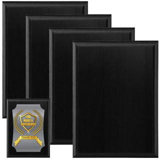 DIY Blank Award Plaques Personalized Engraved Plaques Wooden Trophy Gift for Thank You, Photo, School, Sports, Special Achievements, Retirement