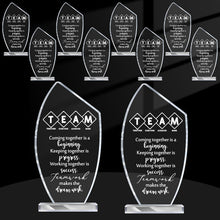 Bucherry 10 Pcs Employee Appreciation Awards for Coworker Acrylic Thank You Trophy May You Be Proud of The Work You Do Sign Prizes Retirement Goodbye Farewell Gift for Women Men(Stylish)