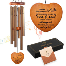 Soopau Wind Chimes for Outside, 30" Wooden Sympathy Wind Chimes Memorial Wind Chime for Loss of Loved One Mother Father, Sympathy Gift Home Decor Outdoor Garden Patio