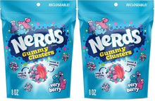 Nerds, Juicy Gummy Clusters, Strawberry Punch, Juicy and Gummy Candy, 1 Stand up Bag, for Snacking and Sharing, 7.2 Ounce