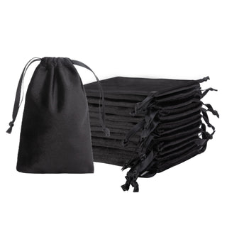 QIANF 12pcs Light Champagne Velvet Drawstring Bags 4x6 inches Glossy Small Velvet Cloth Gift Bags Jewelry Pouches for Storage Wedding Party Favor Christmas