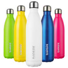 BJPKPK 17oz Insulated Water Bottles Stainless Steel Sports Water Bottles Keep Cold and Hot for Travel Dishwasher Safe,Olive Green