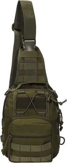 BOMTURN Tactical Backpack-1000D Waterproof Military Backpack/Laser-Cut/CCW Bags Sling Bag Tactical Satchel Shoulder Bag Men