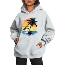 Womens 2025 Oversized Hoodie Graphic Pullover Sweatshirt Fall Winter Long Sleeve Warm Casual Top with Kangaroo Pocket