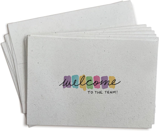 Sugartown Greetings Color Palette Welcome to the Team Cards - 24 New Employee Cards with Envelopes - Blank Welcome Cards for Employee Appreciation