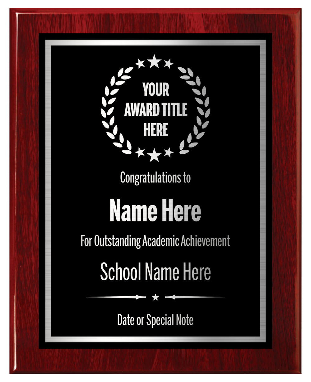 Award Plaques Personalized with Your Text and Title - Engraved Plaque Customized for Employee Appreciation, Recognition, Retirement, Service, Thank You, and more - Custom Awards for Employees, Co-Worker, Friends - Choose Your Size: (6x8 Gold/Black)