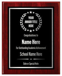 Award Plaques Personalized with Your Text and Title - Engraved Plaque Customized for Employee Appreciation, Recognition, Retirement, Service, Thank You, and more - Custom Awards for Employees, Co-Worker, Friends - Choose Your Size: (6x8 Gold/Black)