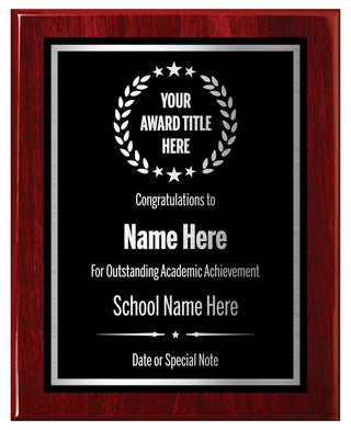 Award Plaques Personalized with Your Text and Title - Engraved Plaque Customized for Employee Appreciation, Recognition, Retirement, Service, Thank You, and more - Custom Awards for Employees, Co-Worker, Friends - Choose Your Size: (6x8 Gold/Black)