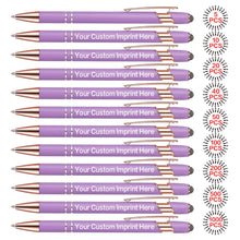 Bulk Custom Pens Personalized, Customized Pens with Name/Logo Printing Perfect for Business, Birthday, Wedding, Graduation Gifts & Party Events 5 to 2000 Pieces Pack Ballpoint Pens