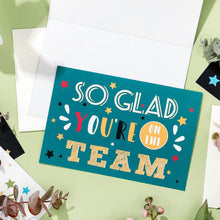 Pajean 24 Sets Employee Appreciation Cards with Envelopes 4 x 6 in Welcome to Teams Card So Glad You're on The Team New Staff Gifts for Office Business Greeting Cards Work Anniversary(Classic)