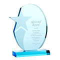 Sky Blue Oval Star