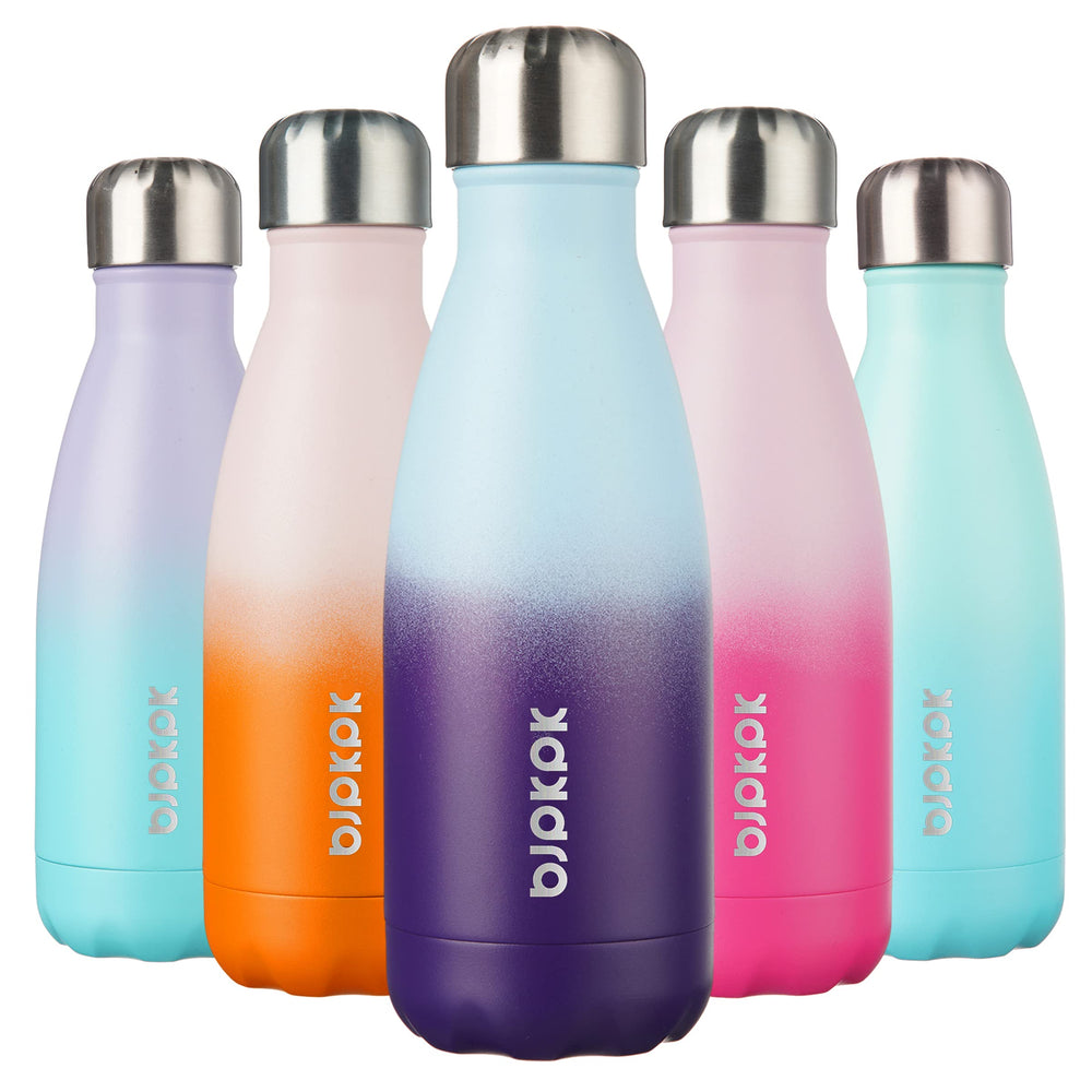 BJPKPK 17oz Insulated Water Bottles Stainless Steel Sports Water Bottles Keep Cold and Hot for Travel Dishwasher Safe,Olive Green