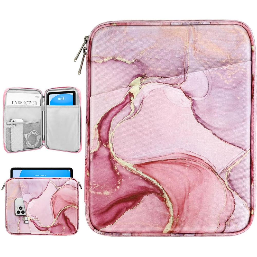 Dadanism 9-11" Tablet Sleeve Bag Carrying Case for iPad (A16) 11th Gen 11", iPad 10th Gen 10.9" Air 5/4, iPad Air M4/Pro 11", iPad 9/8/7th, Galaxy Tab A11+ Plus 11", Remarkable 2 10.3", Black