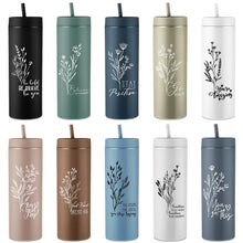 Tioncy 10 Pcs Employee Appreciation Gift Bulk Thank You Skinny Tumbler 16oz Matte Inspirational Water Cup with Lid Straw for CNA Nurse Graduation Team Coworker Teacher Volunteer(Neutral)