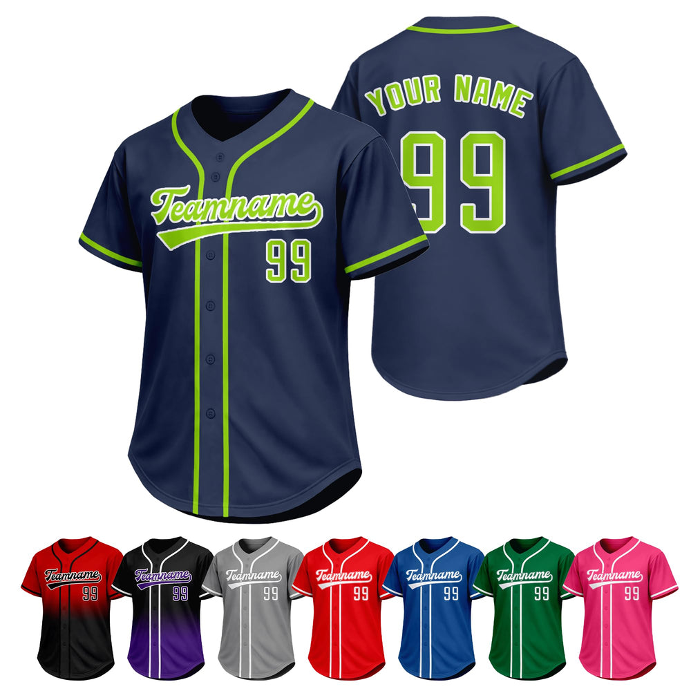 Custom Baseball Jersey Personalized Baseball Shirt Stitched Printed Team Sports Practice Uniform for Men Women Boy