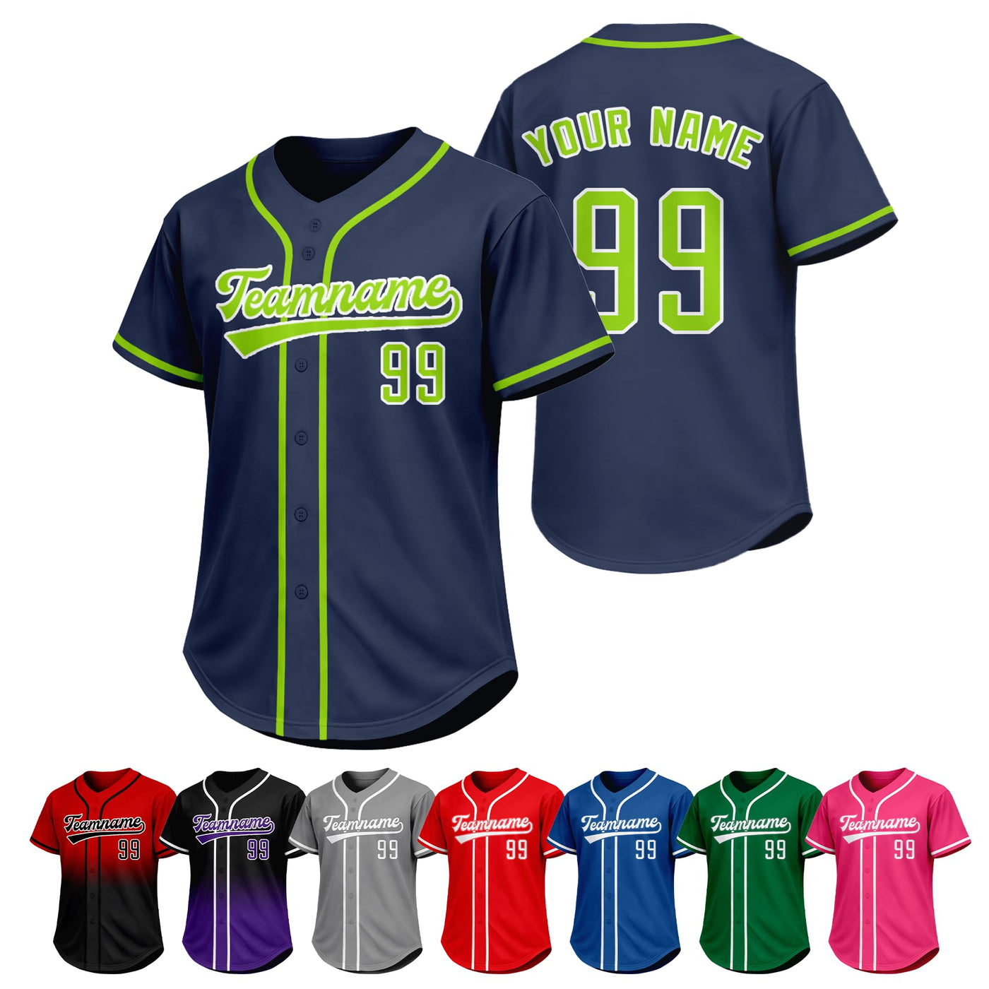 Custom Baseball Jersey Personalized Baseball Shirt Stitched Printed Team Sports Practice Uniform for Men Women Boy