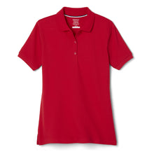 French Toast Women's Juniors' Short Sleeve Stretch Pique Polo Shirt