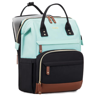 LOVEVOOK Laptop Backpack for Women, 15.6 Inch Work Business Backpacks Purse With Large Capacity, Waterproof Nurse Bag College Bookbag for School, Waterproof Casual Daypack for Travel