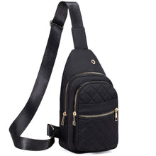 Banelu Small Sling Backpack Crossbody Bags for Women Men, Small Sling Bag Cross Body Bag Fanny Packs Crossbody Purses - Black