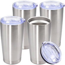 20oz Tumbler Stainless Steel Tumbler Cup with Lid Vacuum Insulated Double Wall Travel Mug, Durable Powder Coated Travel Coffee Tumbler Mug for Hot & Cold Drinks, Purple,1 Pack
