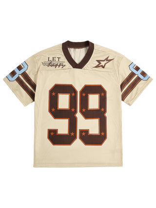 SOLY HUX Mens Jersey Y2k Baggy Shirts Graphic Tees Oversized V Neck Tshirts Summer Tops