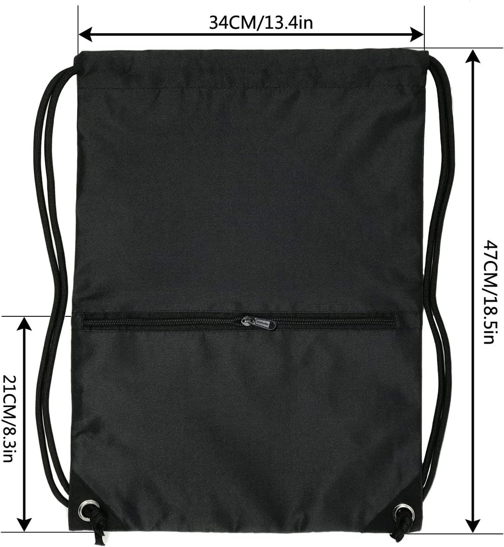 HOLYLUCK Drawstring Backpack Bag Sport Gym Sackpack