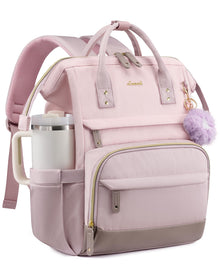 LOVEVOOK Laptop Backpack for Women, 15.6 Inch Work Business Backpacks Purse With Large Capacity, Waterproof Nurse Bag College Bookbag for School, Waterproof Casual Daypack for Travel