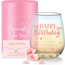 Yalucky Coworker Leaving Gifts for Women Wine Glasses Retirement Gifts Thank You Goodby Gift for Colleagues Friend Birthday Teacher Christmas Presents for Colleagues Women Pink Ladies Gift