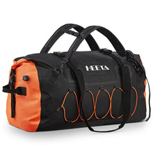 HEETA Waterproof Duffel Bag Motorcycle Dry Bag Backpack, 60L/80L Extra Large Rolltop Travel Duffle Bags with Straps & Handles for Kayaking Rafting Boating Canoeing Camping Gym Beach Cruise Ship