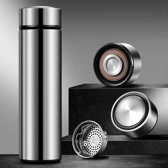 Vacuum Flask for Hot Drinks Sports Tumblers Double Walled Water Bottle Stainless Steel Thermal Coffee Mug with Lids Thermal Tea Cup Metal - hover image