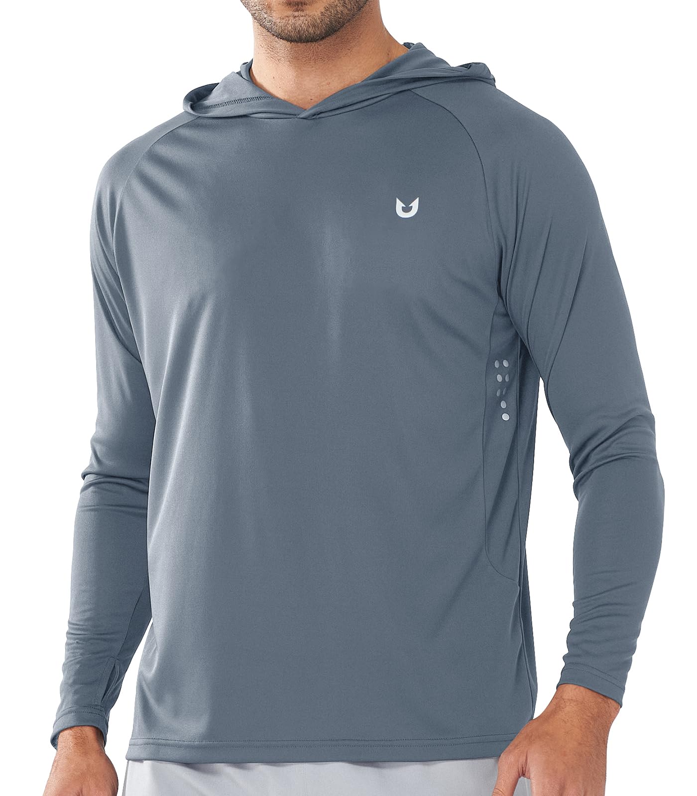 NORTHYARD Men's UPF 50+ Rash Guard Hoodie Long Sleeve Sun Protection Shirt Fishing Swim Beach Hiking Quick Dry Lightweight