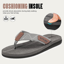 FITORY Men's Flip-Flops, Thongs Sandals Comfort Slippers for Beach