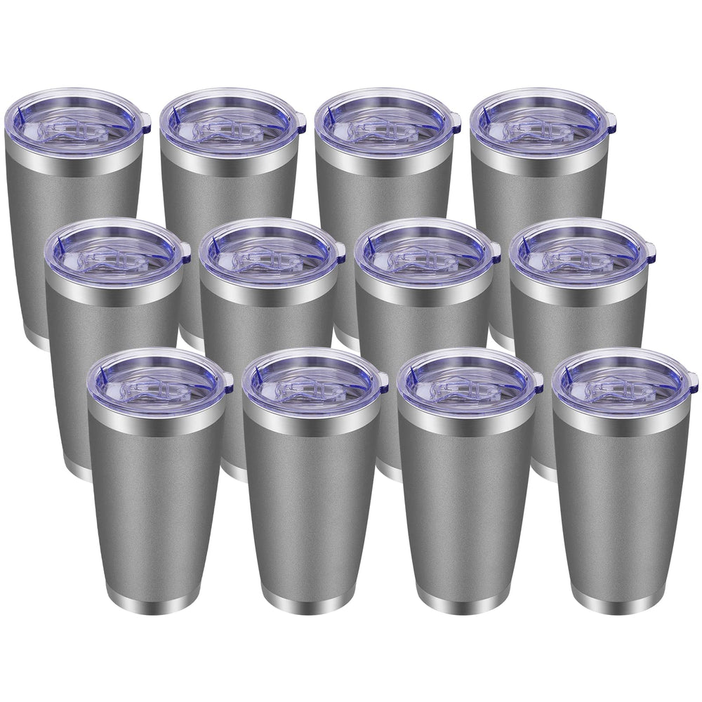 VEGOND 20oz Tumbler with Lid and Straw Stainless Steel Tumbler Cup Vacuum Insulated Double Wall Travel Coffee Mug Powder Coated Coffee Cup, Blue, 1 Pack