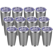 VEGOND 20oz Tumbler with Lid and Straw Stainless Steel Tumbler Cup Vacuum Insulated Double Wall Travel Coffee Mug Powder Coated Coffee Cup, Blue, 1 Pack