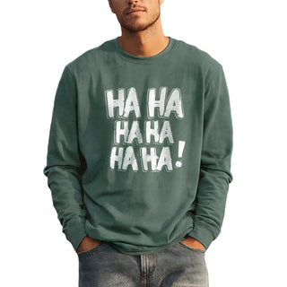 domirica Oversized Solid Cotton Blend Graphic Mens Hoodies Pullover Crewneck Long Sleeve Loose Fit Soft Sweatshirts