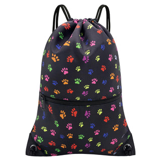 HOLYLUCK Drawstring Backpack Bag Sport Gym Sackpack